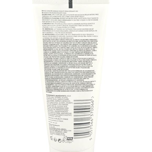REVOLUTION Skincare Glycolic Polisher Gentle Exfoliating Face Scrub 100ml NEW - Picture 4 of 4